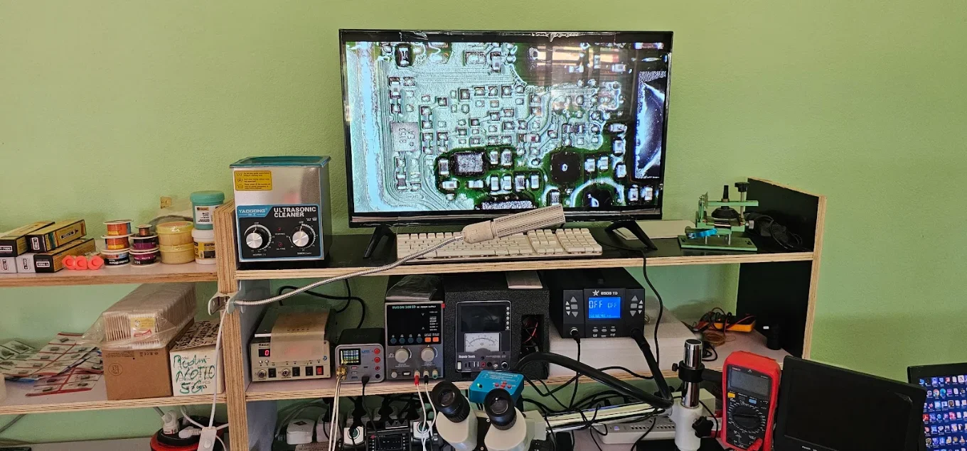 Station professionnelle de réparation et de microsoudure J.I.S